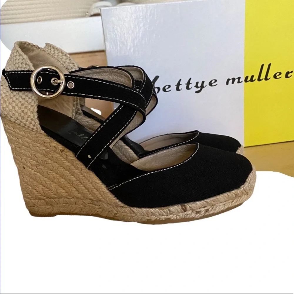 BETTYE MULLER | Katy Bis Espadrille Wedges | 36 EUR / 6 US